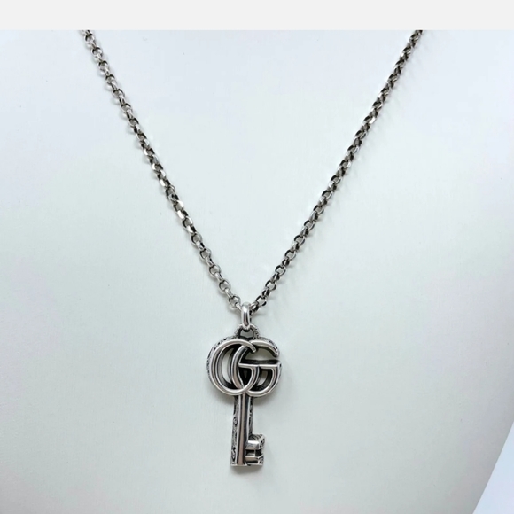 GUCCI KEY NECKLACE NWOT 925 Sterling silver - Picture 3 of 9